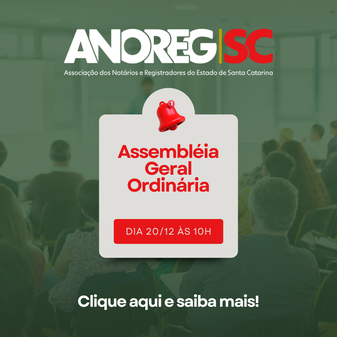 PopUp AnoregSC Assembléia Geral Ordinária 2024